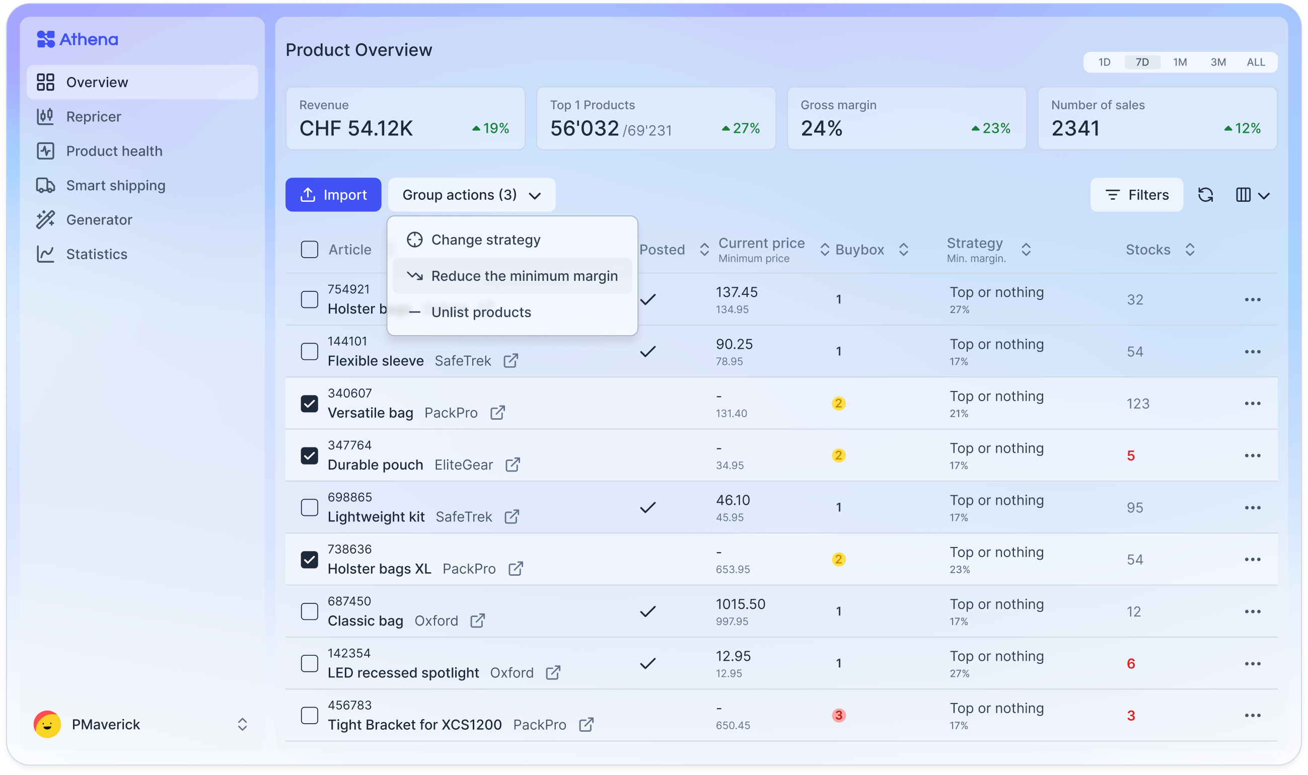 athena product hero image